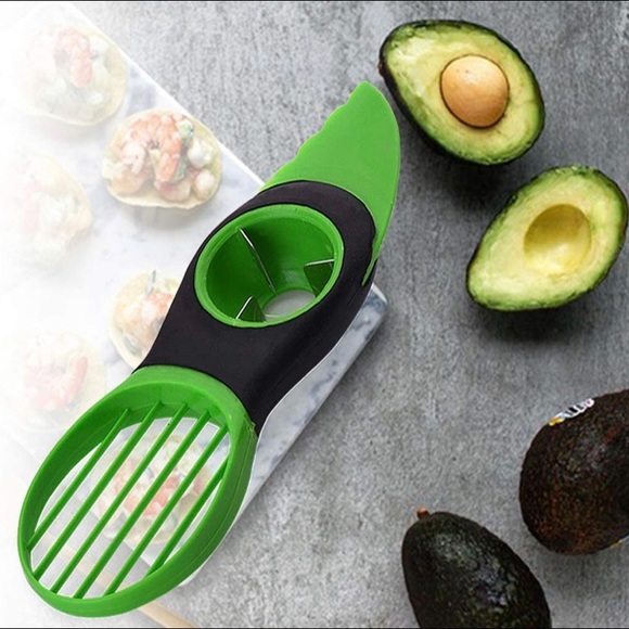 Avocado Slicer, 3-in-1 Cutter Tool Grip Handle - Picture 5 of 5